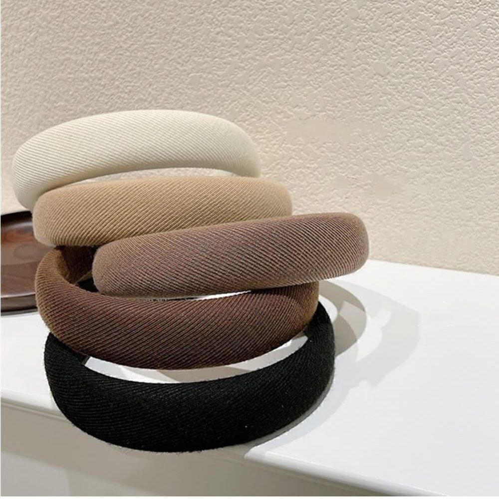 5pc Headband Set Neutral  - Picture 2 of 5